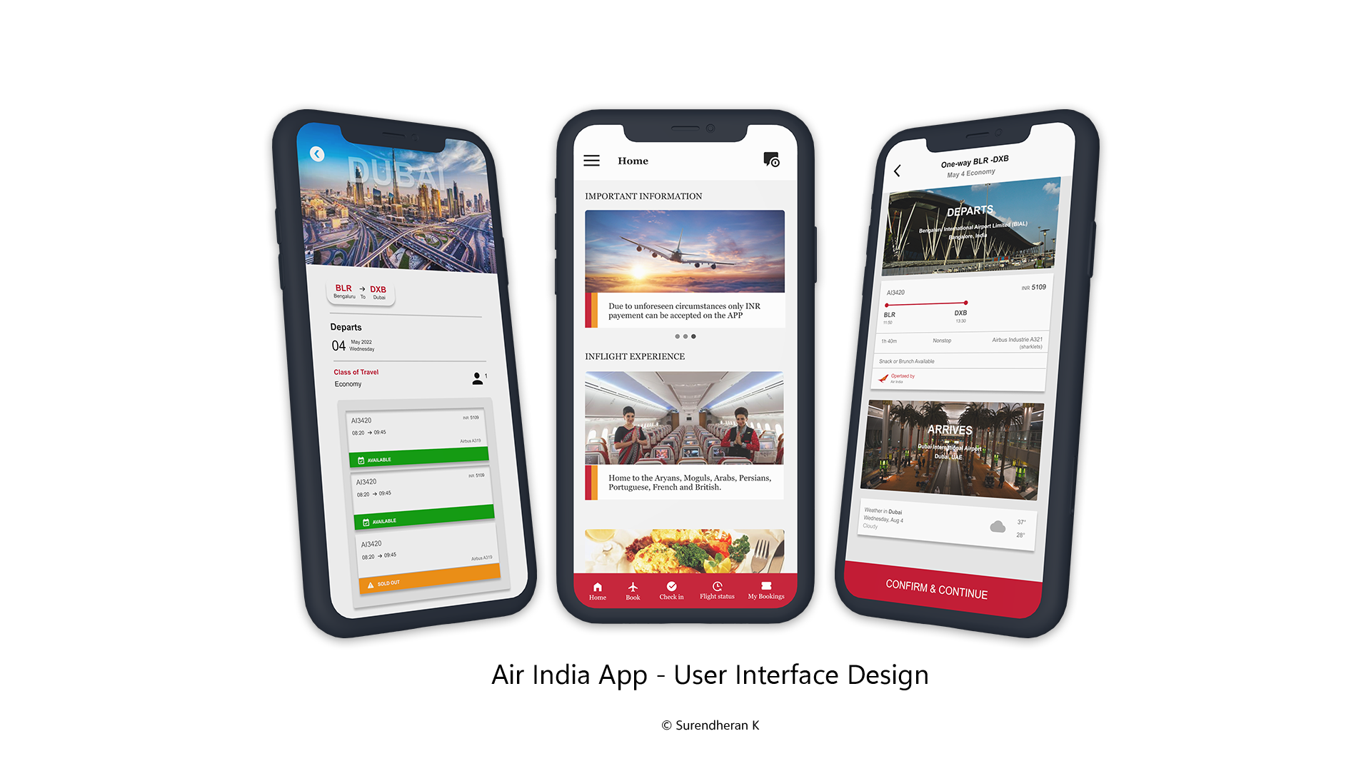 Air India App Redesign