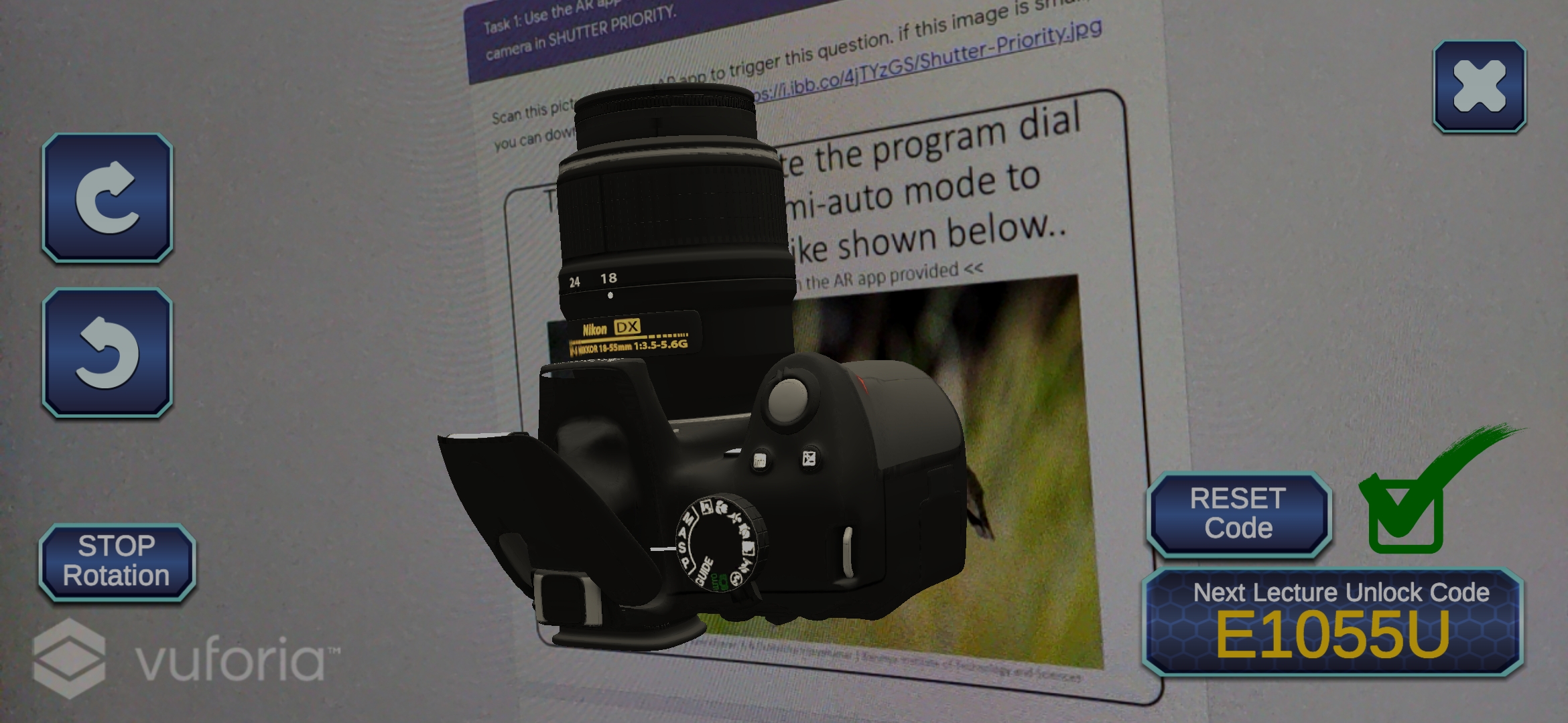 Augmented Reality Lab Learning App