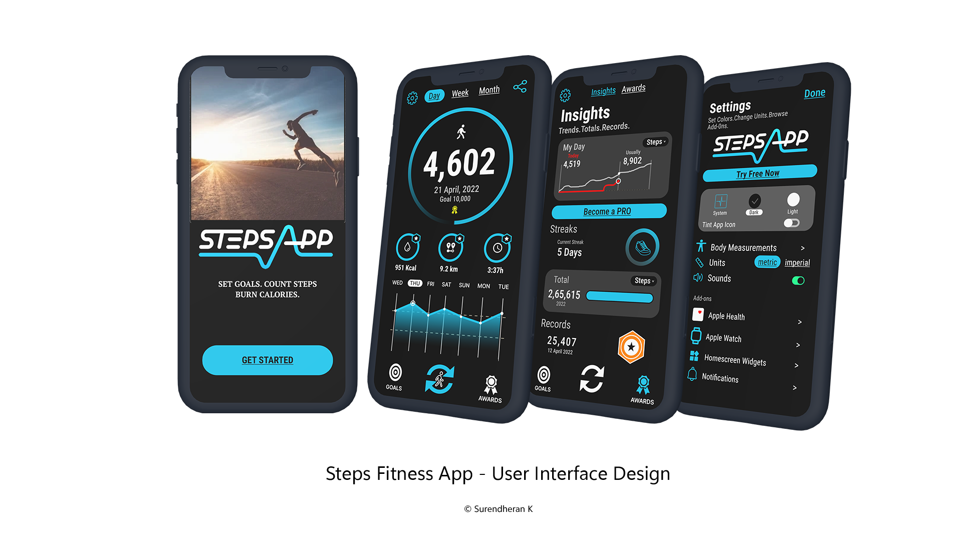 Steps Fitness App